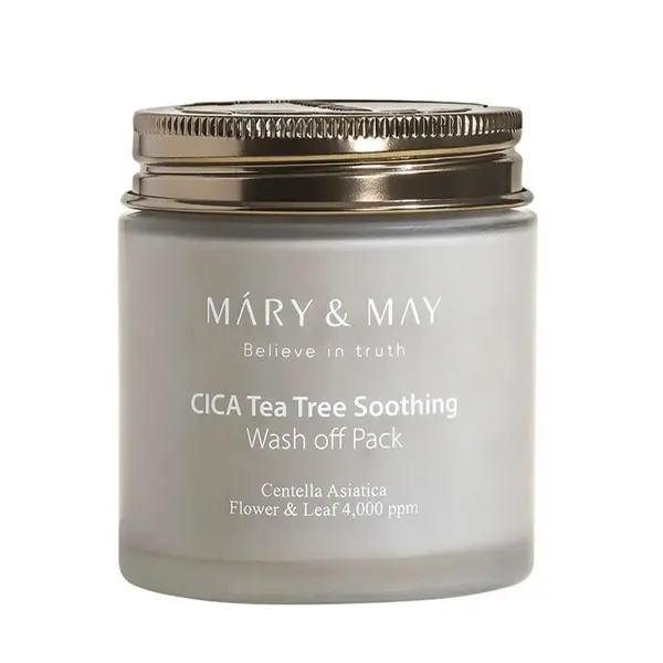 Mary & May – Cica Tea Tree Soothing Wash Off Pack, 125g