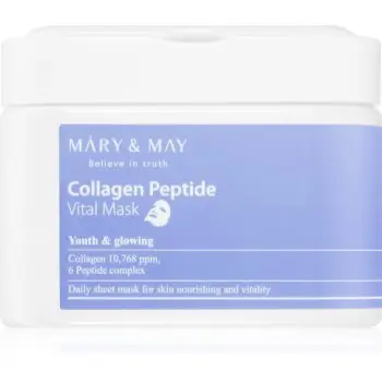 Mary&May Collagen Peptide Vital Mask set de măști textile cu efect antirid