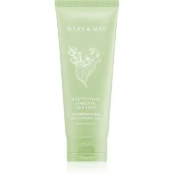 Mary&May Houttuynia Cordata + Tea Tree Cleansing Foam Spuma curatare intensa. pentru netezirea pielii