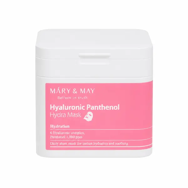 Mary & May - Hyaluronic Panthenol Hydra Mask - 30pc
