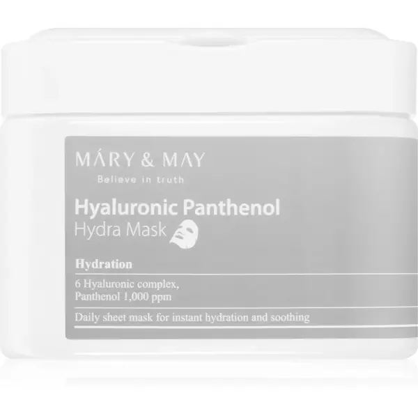 Mary&May Hyaluronic Panthenol Hydra Mask set de măști textile pentru o hidratare intensa 30 buc