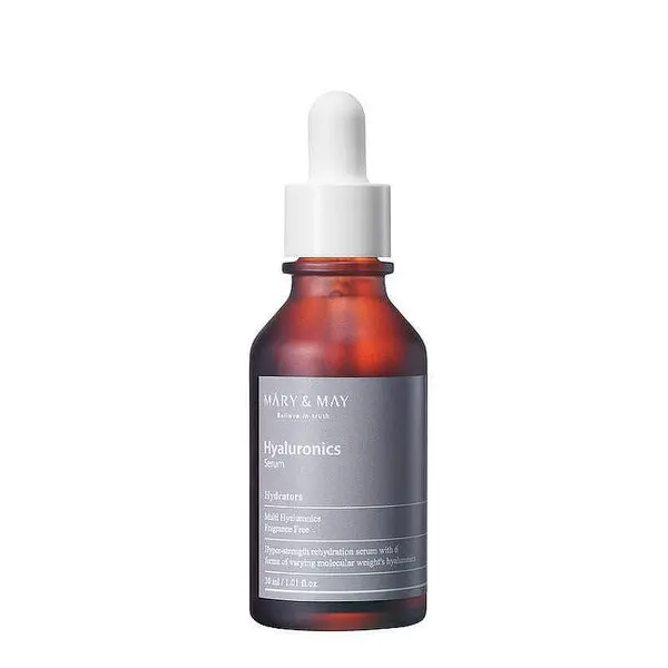 Mary & May Hyaluronics Serum, un serum pe bază de apă cu greutate moleculară multiplă cu acid hialuronic - 30 m Volum 30 ml
