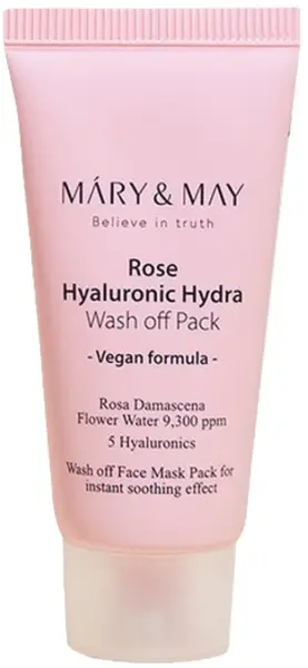 Mary&May Mască facială cu argilă și frunze de trandafir, se clătește, 30 g