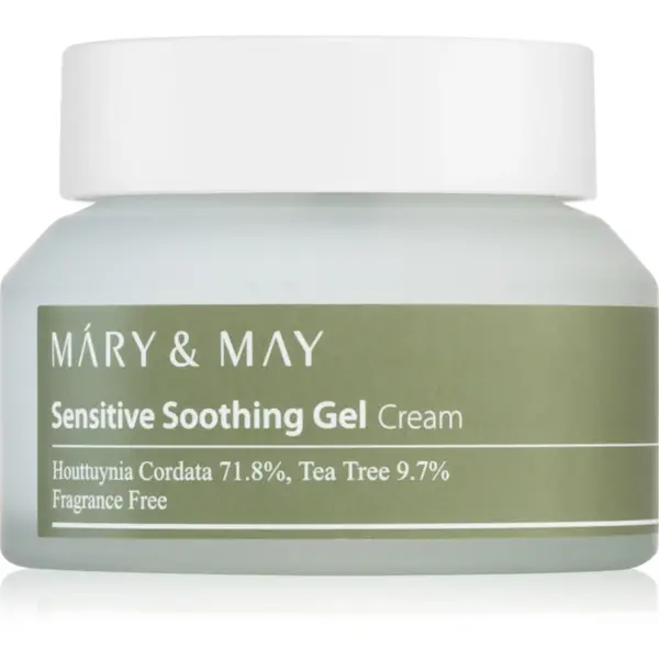 Mary&May Sensitive Soothing Gel Cream crema gel hidratanta cu textura usoara pentru a calma si intari pielea sensibila 70 g