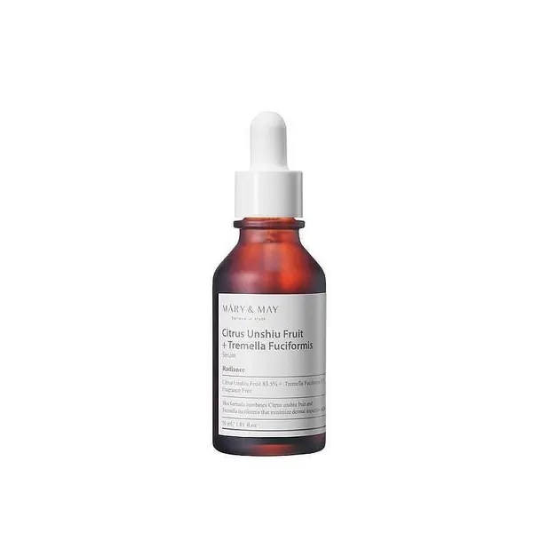 Mary & May Serum cu Citrus Unshiu + Tremella Fuciformis, 30ml, Mary and May Volum 30 ml