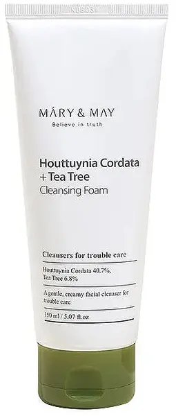 Mary&May Spumă de curățare Houttuynia Cordata+Tea Tree, 150 ml