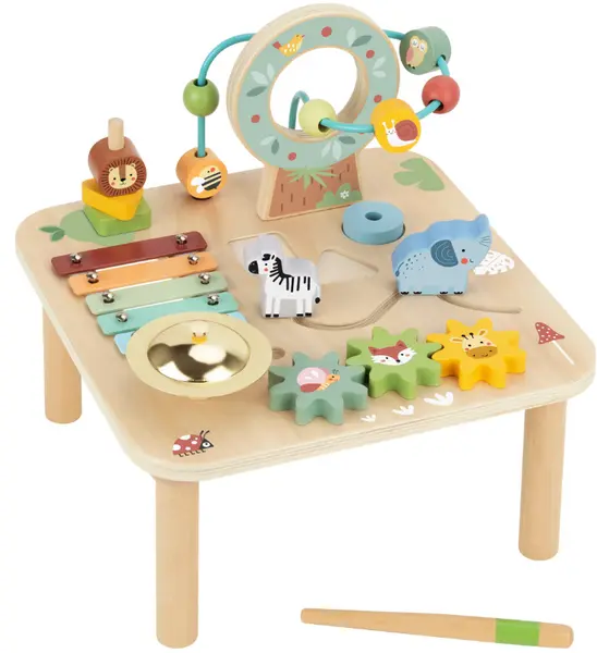 Masa activa din lemn Tooky Toy - Pădure