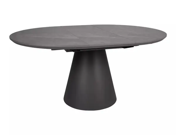 Masa Angel II marmura gri/negru L120-160xl120 cm
