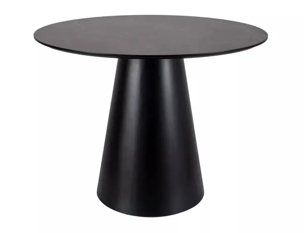 Masa Angel marmura gri/negru ø100 cm