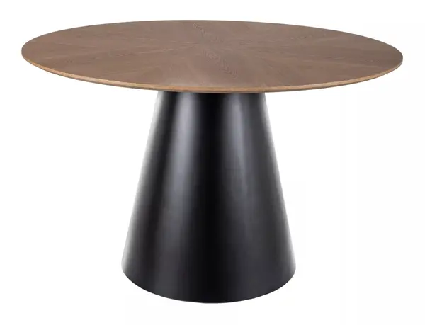 Masa Angel stejar/negru ø120 cm