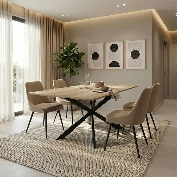 Masa, Aragne, Stejar, 160x90x75 cm