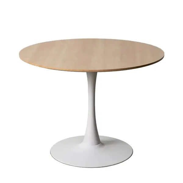 Masa ARVEL WHIITE LEG Ø100 CM - Lemn / Ø100cm