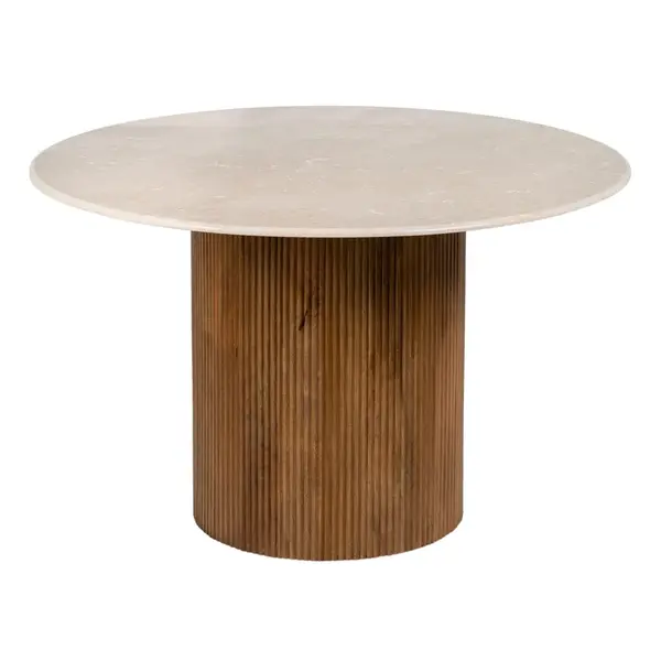 Masa ASVOK WOOD Ø120 CM - Lemn / Ø120cm