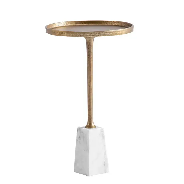 Masă Auxiliară din metal, 34/34/58 cm