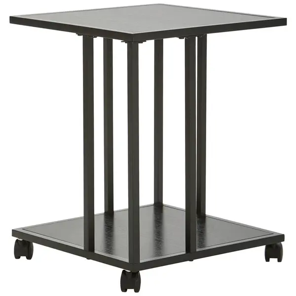 Masă Auxiliară din metal, plastic, material pe bază de lemn, 40/40/51 cm