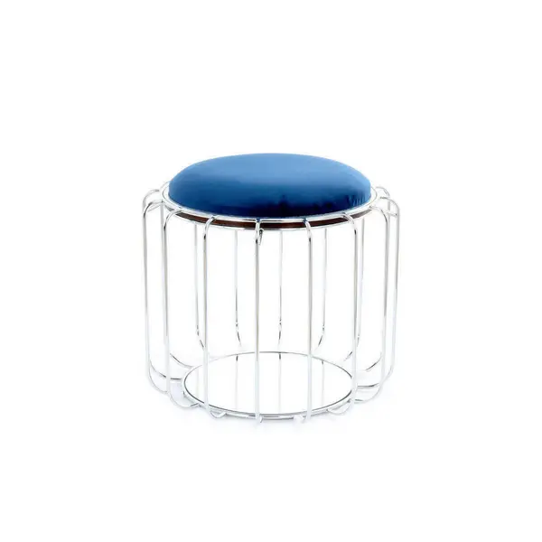 Masă Auxiliară din metal, plastic, sticlă, textil, material pe bază de lemn, 50/50/45 cm