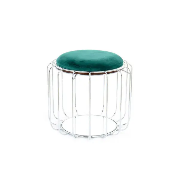 Masă Auxiliară din metal, plastic, sticlă, textil, material pe bază de lemn, 50/50/45 cm