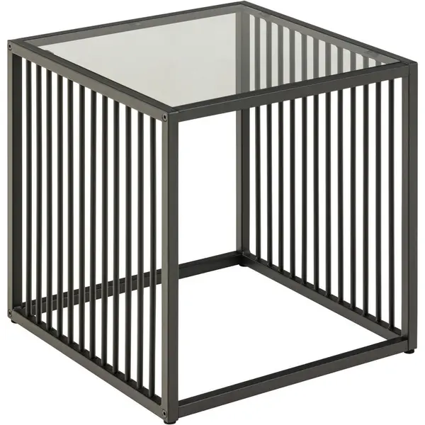 Masă Auxiliară din metal, sticlă,