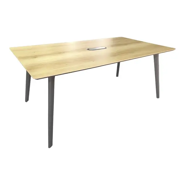 Masa birou Denith Gri inchis 180x100x75 cm