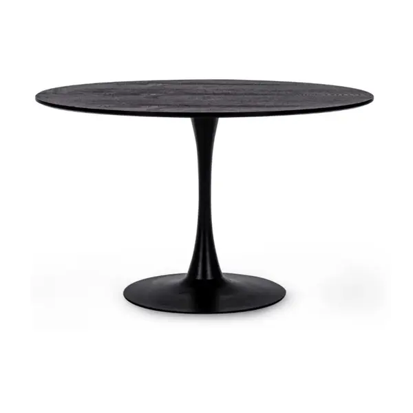 Masă BLOOM BLACK Ø120 CM - Negru / Ø120cm