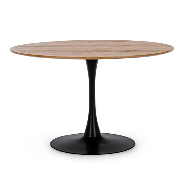 Masa BLOOM VENEER Ø120 CM - Lemn / Ø120cm