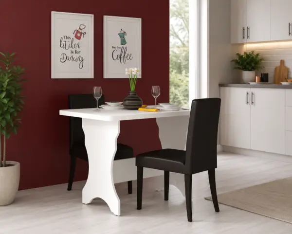 Masa Bucatarie KC-2 UA 90x60x73 cm Alb