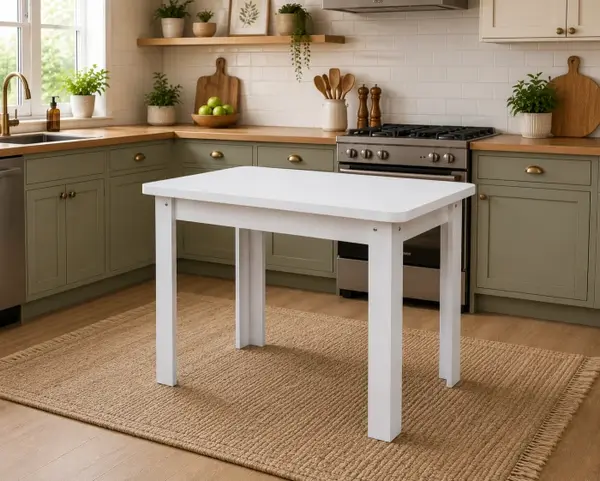 Masa bucatarie KC-6 Alb 100x60x74 cm