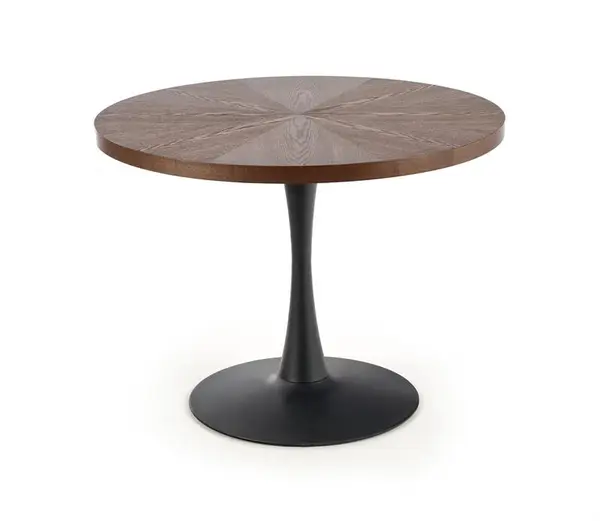 Masa Carmelo nuc/negru ø100 cm
