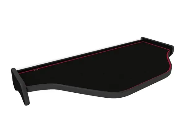 Masa centrala bord camion compatibil cu DAF XF 105 (01.2006-12.2013), Negru cu cusatura rosie