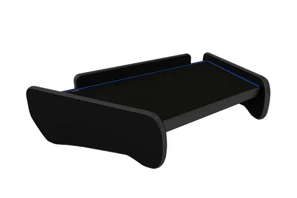 Masa centrala bord camion compatibila cu Iveco Stralis cabina ingusta (01.2002-12.2012), Negru cu cusatura albastra