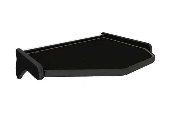 Masa centrala bord camion compatibila cu Volvo FH 2 (01.1998-12.2001), Negru cu cusatura crem