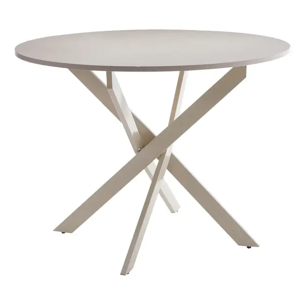Masa Dammero Crem mdf, crem, D100x75 cm