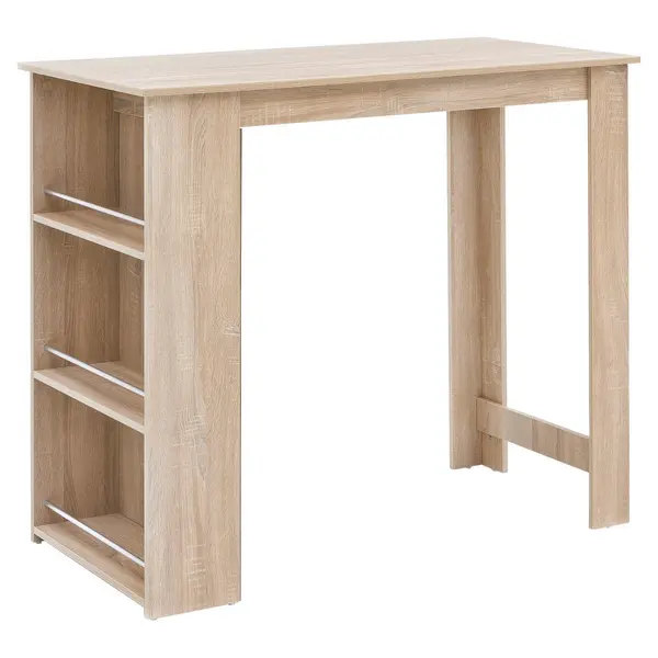 Masă De Bar din material pe bază de lemn, 120/60/107,5 cm,