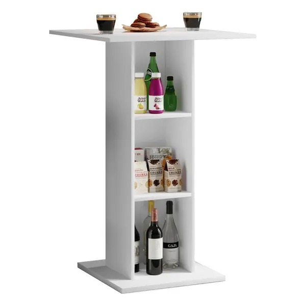 Masă De Bar din material pe bază de lemn, 70/70/108 cm,