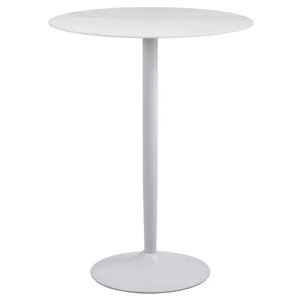 Masă De Bar din metal, ceramică, 80/80/105 cm,
