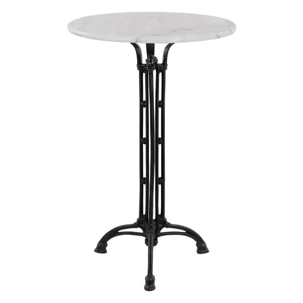 Masa de bar FALEO Ø60 x H110 CM - Alb