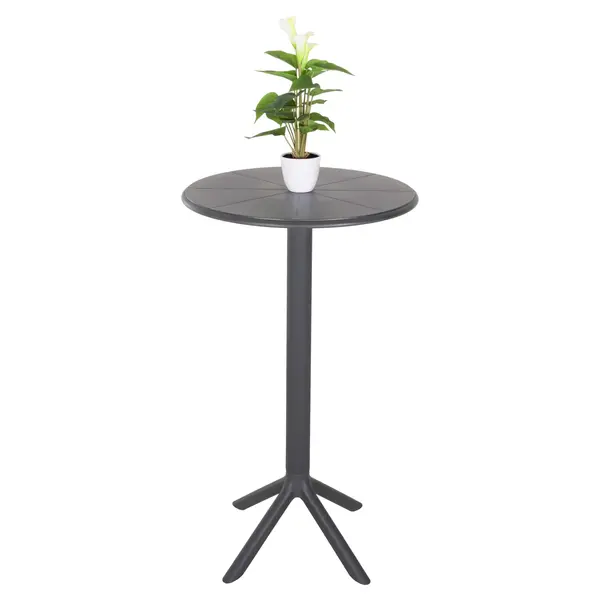 Masa de bar GRANADA Φ61 x H107 CM - Grey