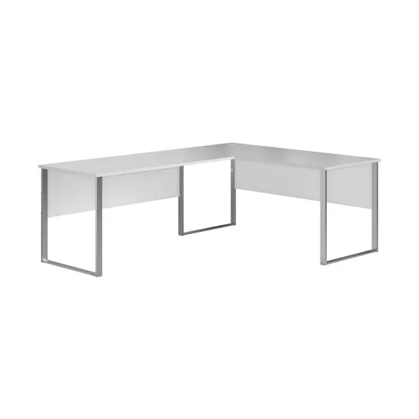 Masă De Birou Pe Colț, 170+223/77/73 cm, metal, material pe bază de lemn