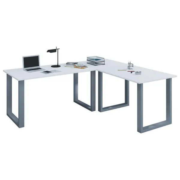 Masă De Birou Pe Colț, 190/160/76 cm, material pe bază de lemn