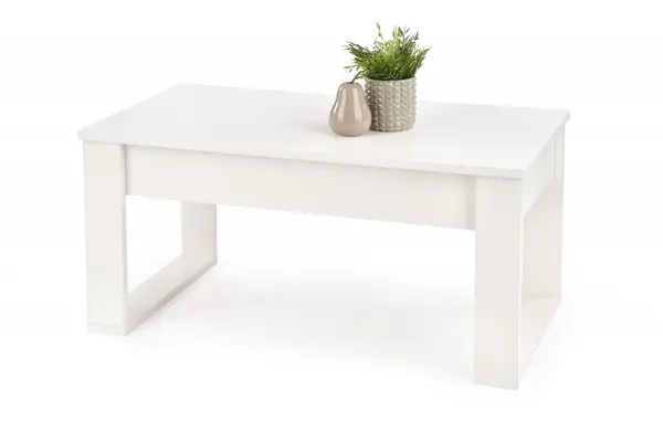 Masa de cafea dreptunghiulara Nea alba L110 cm
