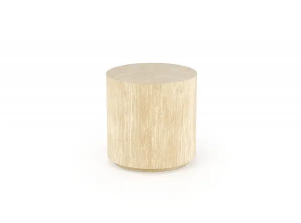 Masa de cafea rotunda Travertino S ø45/h45 cm