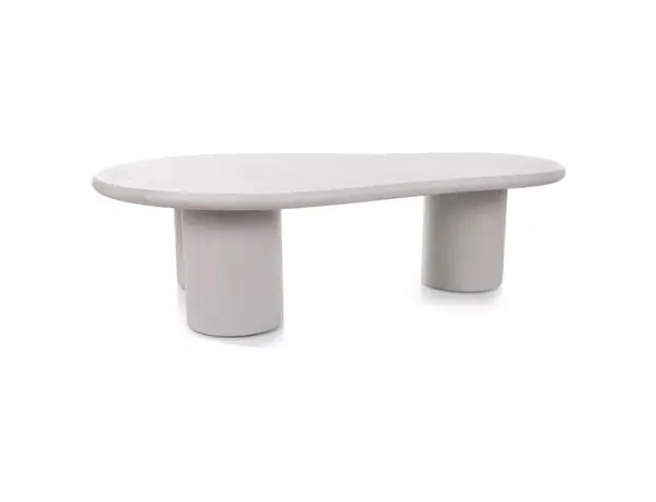 Masa de cafea Selena gri deschis L130xl80 cm