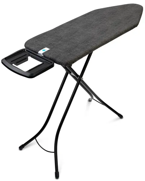 Masă de călcat cu suport solid pentru fier de călcat Brabantia - Denim Black, C 124 x 45 cm