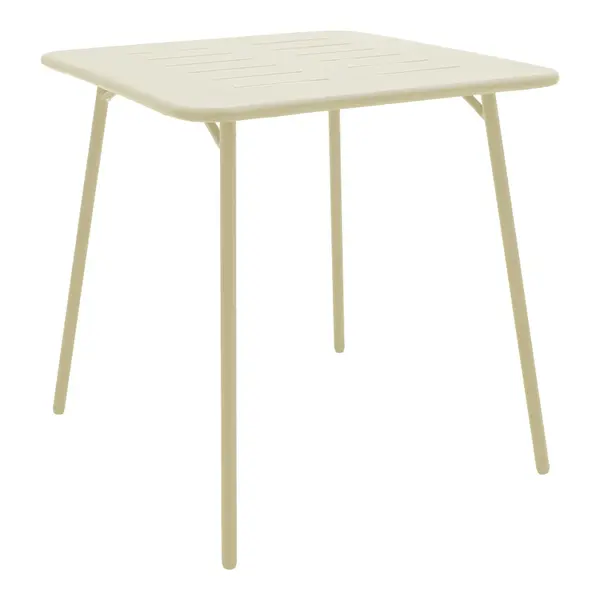 Masa de gradina, Moraja, Crem, 70x70x73 cm