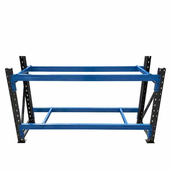 Masa de lucru industriala L2000 x D600 x H1000-1000kg/NIVEL -Gray & Blue -fara placaj-