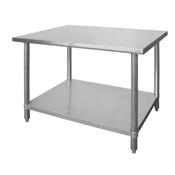 Masa de lucru profesionala inox, Profi Line, blat de lucru si polita inferioara ranforsate, L/l/H-1000x600x850 mm