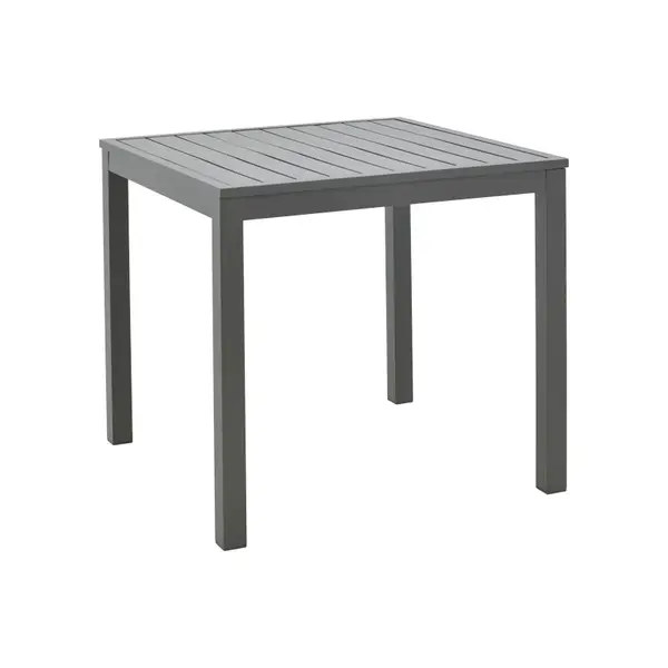 Masa de plaja Kliton, Pako World, Aluminiu, Antracit, 45x45x41 cm