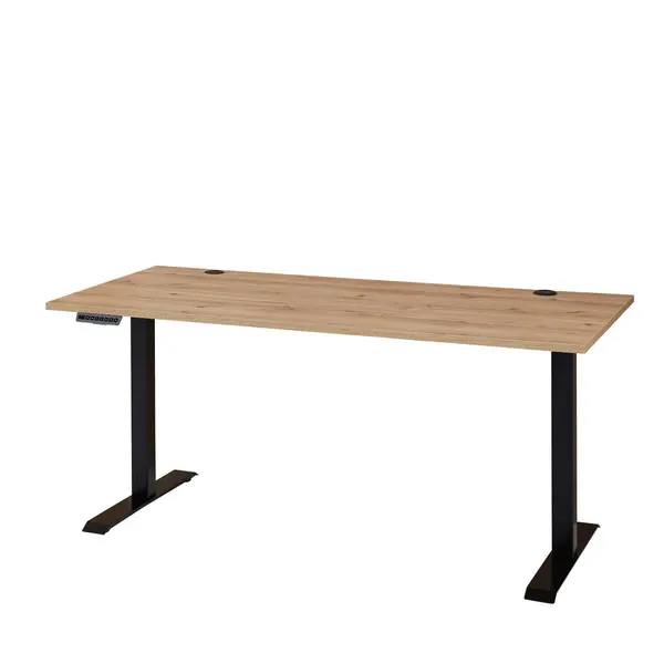 Masă De Scris, 160/77/72-120 cm, material pe bază de lemn