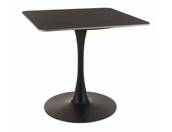 Masa DEVAN 80 CM - Negru / 80x80cm