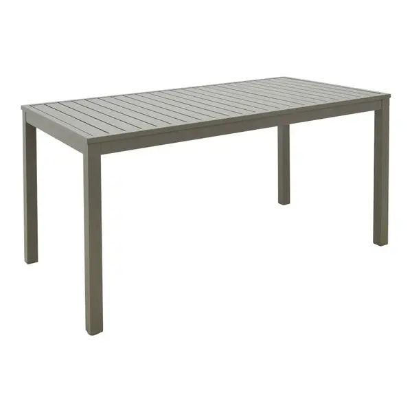 Masa din aluminiu Kliton, Aluminiu, Champagne, 150x80x74 cm